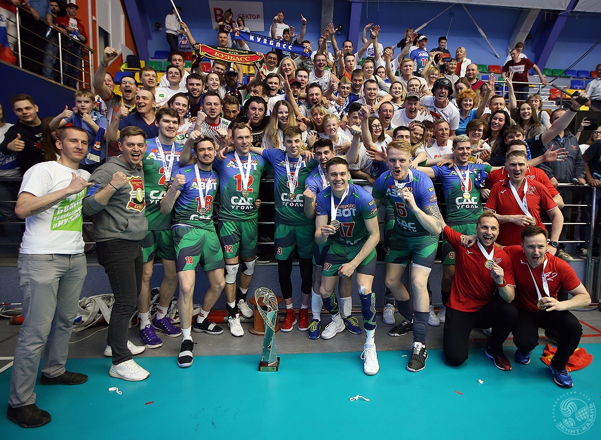 "Кузбасс" новый чемпион России по волейболу