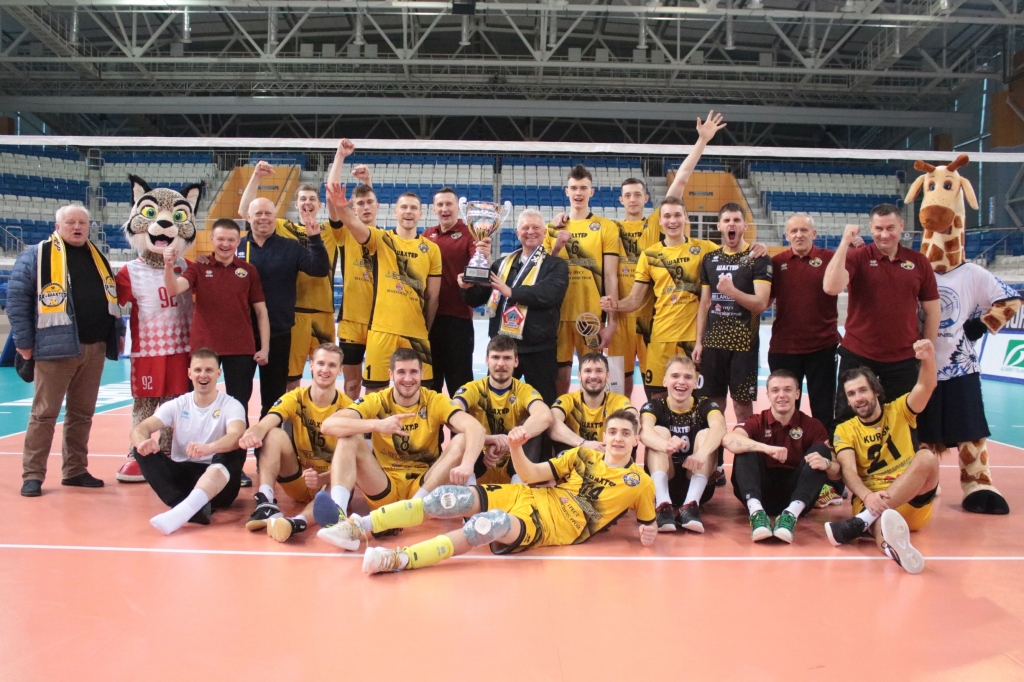 "Шахтер" победил в Суперкубке Беларуси по волейболу